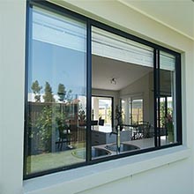 China Manufacturer Thermal Break Sliding Aluminum Window with Double Glazing