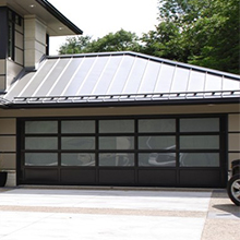 Shop Aluminum Frame Glass Garage Door Prices Full View Glass Panel