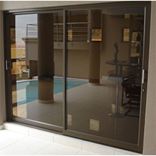 Exterior commercial aluminum frameless glass stacking sliding doors