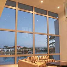 New design 3 panel thermal broken aluminum casement and fixed window