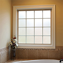 Waterproof aluminum fixed window