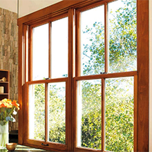 aluminum double hung window 