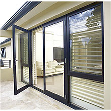  Modern french doors tempered glass swing door price