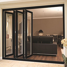 Competitive price China supplier bathroom plastic folding door