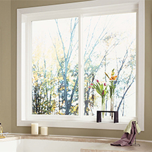 Aluminum sliding window