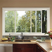 Aluminum sliding window