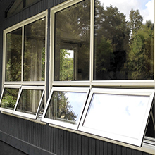 Aluminum awning window