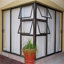 Aluminum awning window