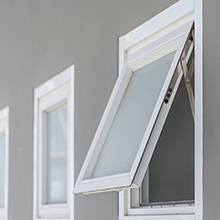 Aluminum awning window