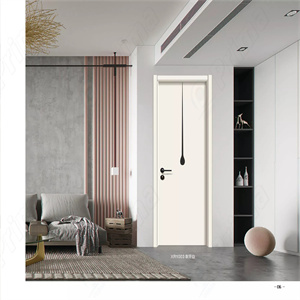 Flat Panel Wood Interior Wood Door A005