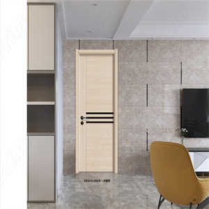 Bathroom Wood Interior Wood Door A0013