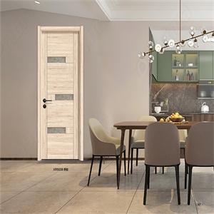 Double Swing Wood Interior Wood Door A0025