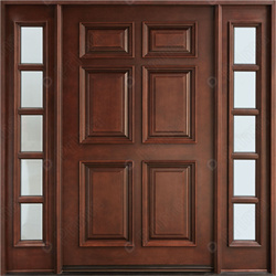 Wood door Solid Wood Modern Design PR-L0808