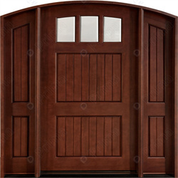 Wood Door Waterproof Wood Door PR-L0808