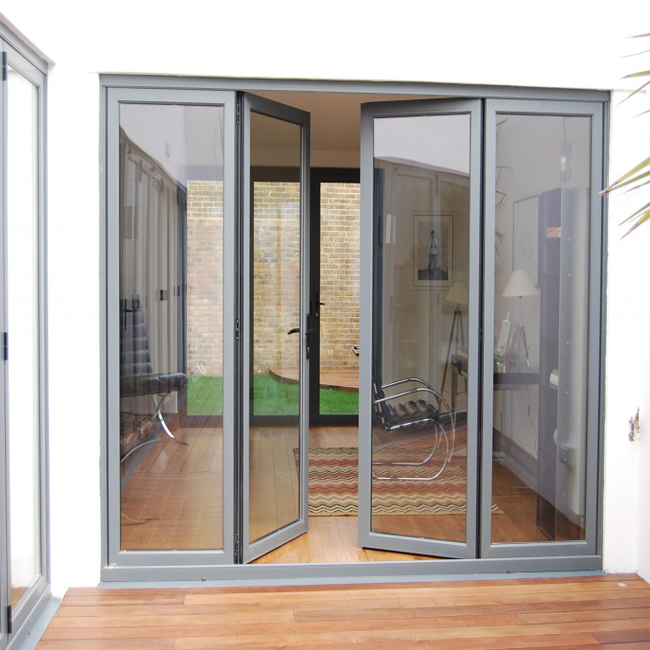 Modern Double Swinging French Doors | Interior Glass Doors