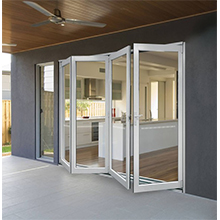 Aluminum folding glass doors multi folding doors for residential & commercial building 