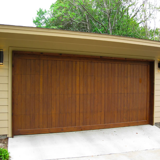 Remote Control Garage Door Solid Wood Garage Door