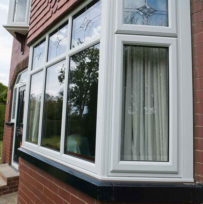  New Design aluminum bay window aluminium residential windows 