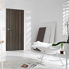 Luxury 2017 New Design Interior PVC coated MDF Wooden Doors for rooms