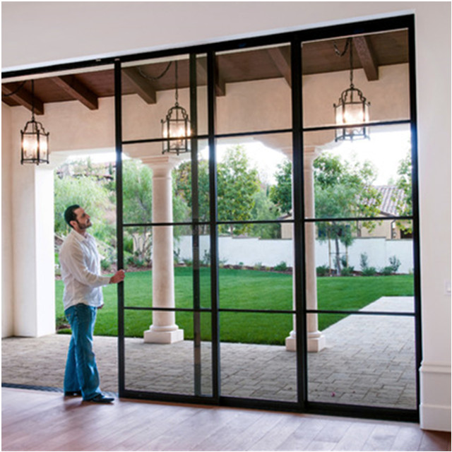 Double Or Single Open Swing Glass Door, Luxury Sliding Glass Doors