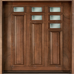 Wood Door Fiberglass Wood Doors PR-L0808